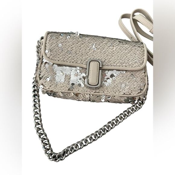 MARC JACOBS J MARC MINI SHOULDER SEQUINS BAG - Picture 2 of 16